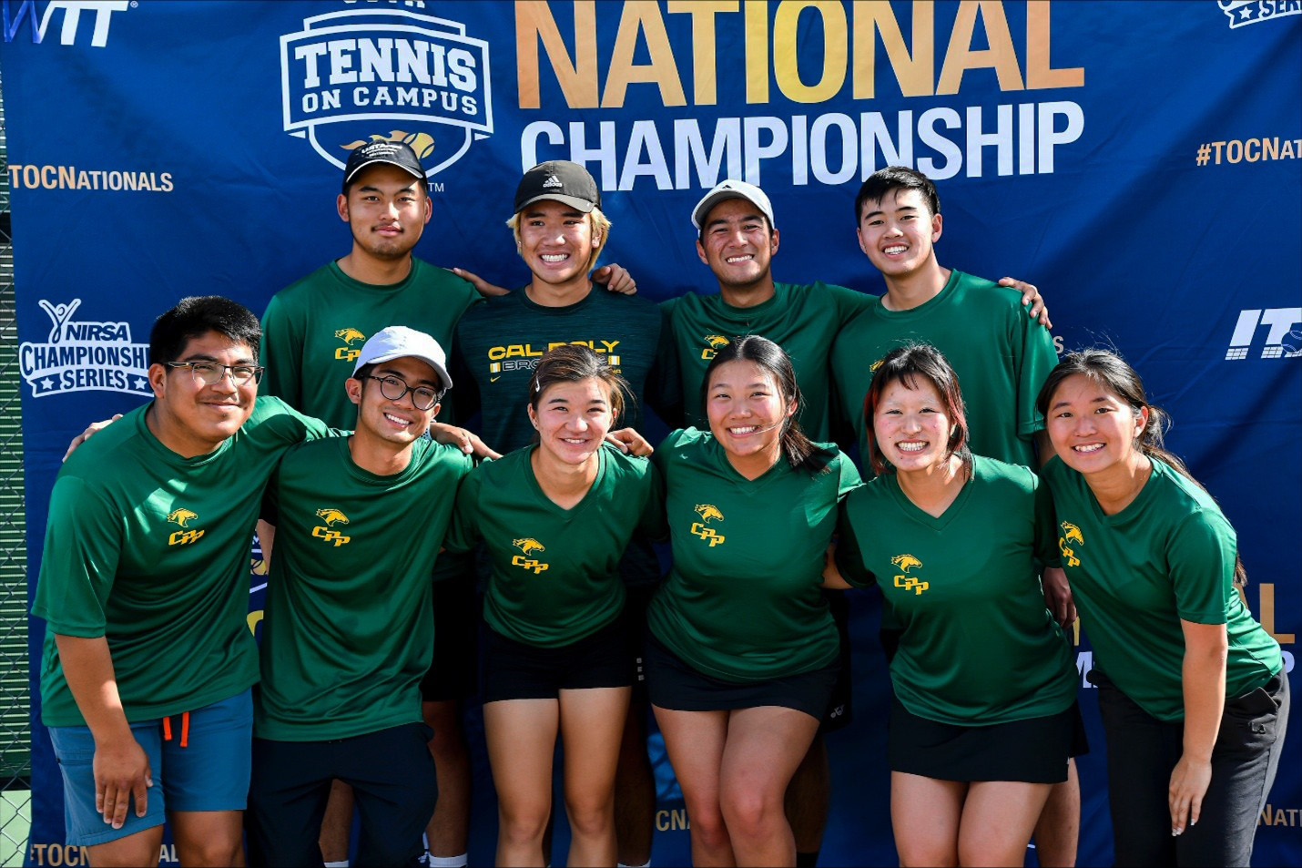 CPP’s tennis club aces the competition at the USTA Tennis on Campus